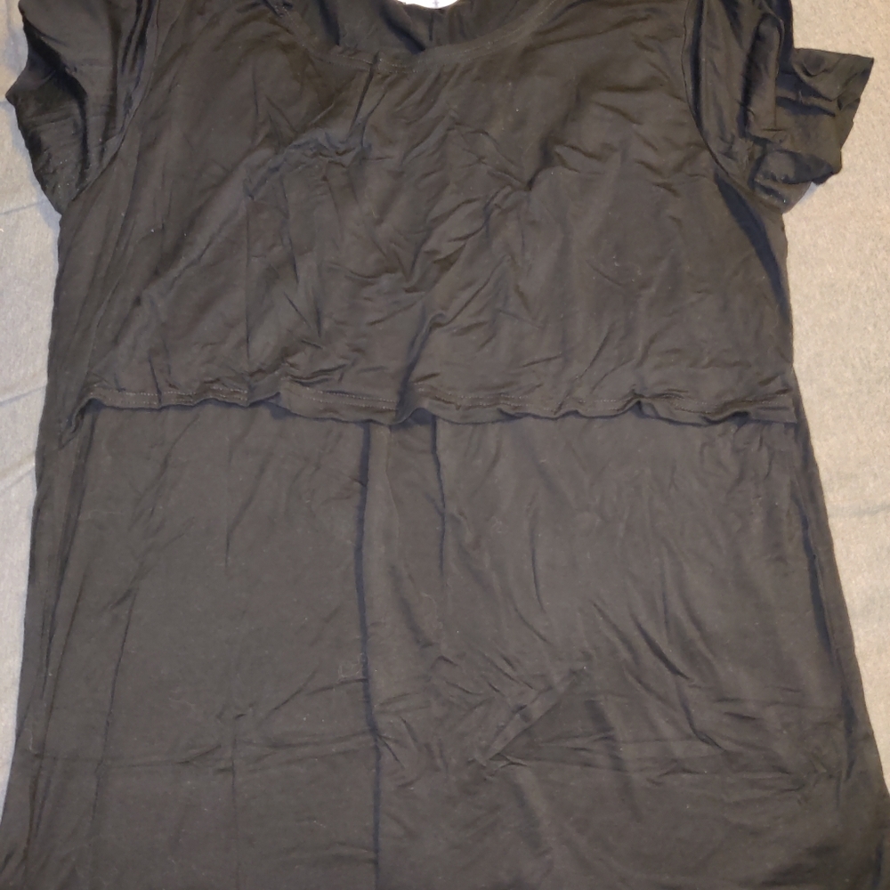Maternity nursing black top XXL